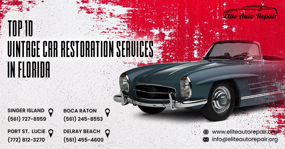 Top 10 Vintage Car Restoration Services in Florida