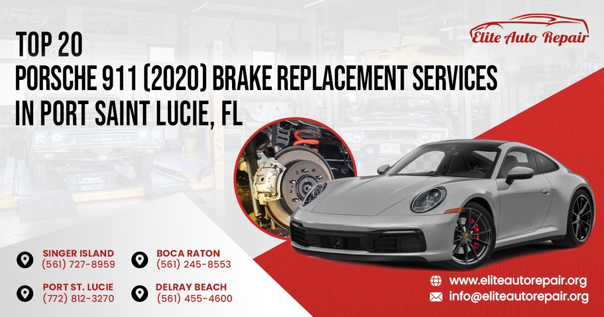 Top 20 Porsche 911 (2020) Brake Replacement Services in Port Saint Lucie, FL