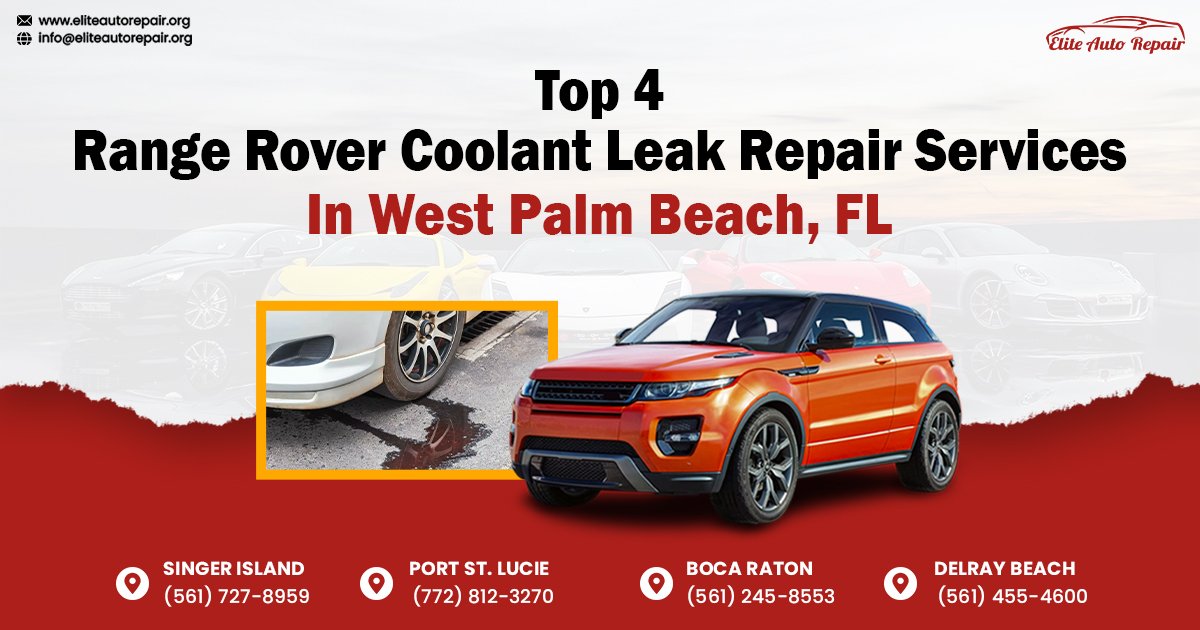 Top 4 Range Rover coolant leak repair services in West Palm Beach FL, Range Rover has been a source of attraction for people and of course, it is owned by people who have to use it for specific reasons. Range Rover was invented years ago and from the beginning till now, this car has earned a rich reputation among people. This is a luxury car for a reason. For this people have to be very careful regarding services. Coolant repair service is paramount for Range Rover cars. In West Palm Beach, there are such service centers that can ensure your Range Rover’s coolant repair service, other than this, there are all the possible services that you want them to do. West Palm Beach is a beautiful place with a lot of spots that are tourist attractions and people come here often. This is not just a place of fun, in this area, there is the hub of service centers that are serving the best duties. To accommodate you with as much as possible auto car care. You’re Go-To Guide: Discover the premier auto care Repair Services in West Palm Beach, FL, ensuring unparalleled excellence for your luxury vehicle. Entrust your esteemed Toyota to our expert care and experience automotive perfection. Here is the list of the top 4 Range Rover Coolant Repair Services in West Palm Beach, FL for your consideration. List of Top 4 Range Rover Coolant Leak Repair Service Facilities in West Palm Beach, FL 1-Elite Auto Repair 2-Aspen Motorsports 3-Vicsan Auto Services 4-A to Z Automotives 1-Elite Auto Repair If you are in West Palm Beach and looking for the top coolant leak repair service then Elite Auto Repair is available for you to visit. Because car is an important invention as it can save you from many hurdles and incidents if your engine or other parts of the car are working properly. This is possible with elite auto repair because they have skilled and hard-working mechanics who work with dedication and are resilient enough to treat any problem that is untreatable or difficult to handle. But Elite Auto Repair is an expert in coolant leak repair services and other services like steering and suspension, brake systems, tire alignment, oil changes, engine repairs, transmission overhauls, HVAC servicing, automotive software installations and updates, powertrain diagnostics, and repairs, major and minor electrical work, auto body painting and repairs, check engine light diagnostics, coolant leak repairs, water pump, and headlamp services are also included. Their mechanics are ASE-certified and have earned a big reputation all over Boca and its surroundings which include. 1- WEST PALM BEACH, FL 33404 1260 PLAZA CIR SINGER ISLAND, Phone: (561-727-8959) 2- BOCA RATON, Phone :( 561)245-8553, FL 33431 4756 NW BOCA RATON BLVD, STE B2 3- DELRAY BEACH, Phone: (561-454-5600) 445 NE 6TH AVE, STE 23, FL 33483 4- PORT ST. LUCIE, Phone :(872-812-3270) PORT ST. LUCIE, 1648 SW BILTMORE STREET, FL 34984. 2-Aspen Motorsports Aspen Motors stands as the premier service center in West Palm Beach, offering unparalleled excellence in automotive care. When it comes to top-quality service, Aspen Motors is the go-to destination, especially for Range Rover owners in need of coolant leak repairs. At Aspen Motors, transparency and clear communication are paramount values. By fostering open dialogue with our customers, we ensure that there are no misunderstandings, guaranteeing an exceptional service experience. With ASE-certified mechanics boasting years of experience in car diagnostics, you can trust that your vehicle is in capable hands. Worried about what needs to be done or how much it will cost? Fear not, as our team at Aspen Motors provides clear and comprehensive explanations, giving you a precise estimate of both the service requirements and associated costs. Utilizing genuine manufacturer parts and state-of-the-art tools, we deliver exceptional service tailored to meet your vehicle's needs. From routine oil changes to tackling even the toughest repairs, Aspen Motors handles it all with expertise and precision. When you choose Aspen Motors, you can rest assured that your Range Rover will receive the highest level of care and attention, ensuring it remains in peak condition for miles to come. 5- WEST PALM BEACH, FL 33404 1260 PLAZA CIR SINGER ISLAND, Phone: (561-727-8959) 6- BOCA RATON, Phone :( 561)245-8553, FL 33431 4756 NW BOCA RATON BLVD, STE B2 7- DELRAY BEACH, Phone: (561-454-5600) 445 NE 6TH AVE, STE 23, FL 33483 8- PORT ST. LUCIE, Phone :(872-812-3270) PORT ST. LUCIE, 1648 SW BILTMORE STREET, FL 34984. 3-Vicsan Auto Services Vicsan Auto Services is a premier auto care center located in West Palm Beach. This business was started in 2008 and is known for its uncountable reputation of services. They have ASE-certified technicians who are experienced in giving the best customer support and the services that they cater to people are exceptional among other service centers. Their staff members are experienced in solving minor to major mistakes. When you are at the Vicsan then you can get solutions for many different car models which include BMW, Mercedes-Benz, Audi, Porsche, Honda, Range Rover, Land Rover, Jaguar, Convertible, Subaru, Mehran, and Mercedes. Service center will provide you with affordable prices and solutions to your problems. It is a one-stop destination for your car. They have a wide range of services to cater to you ( air filter replacement, cabin air filter installation, coolant checks, meticulous inspections of belts and hoses, brake pad replacement, brake fluid exchange, spark plug replacement, transmission fluid inspection, timing belt replacement, battery testing, tire replacement, AC repair, oil change and filter replacement, serpentine belt inspection, wiper blade assessment, and tire pressure checks) if in any case, you are unable to bring your vehicle to the shop. They can facilitate you with pickups and drops. You just have to schedule your time with them. 4-A to Z Automotive A to Z Automotive Sports is your premier destination for all your automotive needs, offering a comprehensive range of services from routine maintenance to performance upgrades. With a passion for cars and a commitment to excellence, we strive to provide top-quality service to our valued customers. At A to Z Automotive Sports, we understand the importance of transparency and communication. Our knowledgeable staff will work closely with you to ensure that all your questions are answered and that you fully understand the services we provide. Whether you need a simple oil change or a complete engine overhaul, you can trust that our ASE-certified technicians will get the job done right the first time. In addition to our expert automotive services, we also specialize in performance upgrades for enthusiasts looking to enhance their driving experience. From turbocharged engines to custom exhaust systems, we have the expertise and experience to turn your vision into reality. At A to Z Automotive Sports, customer satisfaction is our top priority. We take pride in our work and strive to exceed your expectations with every visit. So whether you need routine maintenance or looking to take your car to the next level, trust A to Z Automotive Sports to deliver the quality service you deserve. Honorable Mentions Above mentioned automotive centers are the most trustworthy and reliable service centers that are people’s priority. But if you have any concerns that you want to know about others then there are two that you can trust. 1-Foreign Auto Repairs 2-Affordable Automotive Services 1-Foreign Auto Repairs Foreign Auto Repair is located in West Palm Beach Florida. This is a family-owned service center that is being run by members of the same family. They started this business in 1982, at first their business was a small project. But now they have expanded their business into larger spaces. They have gained a reputation all over the singer island. They have hired technicians who have been working in their shop since the beginning and are old technicians. They are very experienced and also train their juniors. They have made a motive to spread kindness and loyalty through the talent of diagnosing cars. They have specialized in treating European cars and other models like BMW, AUDI, JAGUAR, SEDAN, VOLVO and RANGE ROVER. Range Rover coolant repair service is their major and these technicians are well aware of how to treat every single problem relating to coolant repair leaks. They are trustworthy for people because they have aimed to give the best customer support and offer very reasonable prices. When you are at Ford Auto Repairs you can even wait while your car is in the process of servicing. They have a cafeteria where you can sit or wait. And if you want to entertain yourself then they can also offer you the Wifi, if you are without internet. In simple, they have all the possible facilities for you to entertain you and your car. 2-Affordable Automotive Services This service center is the top-notch service provider in West Palm Beach where you can come with trust that your vehicle will be safe and away from trouble. People become satisfied and they become permanent customers when they get reliable and affordable services from auto care. Affordable automotive is not just a name, it is the name of honesty and dedication. In this service center, people can even schedule their visits. If you do not have much time then they cater pickup and drop services for you too. They are capable of doing services for all the luxury and domestic models and make of cars (Bentley, Audi, Maserati, Range Rover, Mercedes Benz, Rolls Royce, Porsche, Honda, BMW and any other car that you want them to diagnose for you. They also specialize in general auto and truck repairs. Steering and suspension are their other best service. You just have to say the name of your service. They will clear all the communication gaps. After that, they will take responsibility for your car and will give it back to you in the best health. If you have not found any authentic service center then do not wait and avoid going in bad hands because your car needs care that will give it a long life span. If you want to know about their exact location then it is WEST PALM BEACH. Conclusion West Palm Beach has earned its reputation as a hub for automotive care, thanks to the presence of highly skilled and experienced service centers. Residents of West Palm Beach are indeed fortunate to have access to such top-notch facilities. The importance of car maintenance cannot be overstated, as neglecting it often leads to troublesome situations. Range Rover, being a luxury vehicle with distinctive features, demands meticulous attention to detail, whether it's tire assessments, oil changes, or coolant repair services. These service centers excel in their duties, ensuring the longevity of their customers' vehicles. With a large and satisfied clientele spanning years of service, their sterling reputation speaks volumes. It's this trust and consistent delivery of excellence that has solidified their standing in the community. Capable of transforming a damaged vehicle into one that feels brand new, these service centers may not restore it to its original state, but their repairs are so precise that they offer a driving experience akin to a dream. With a primary focus on ensuring both your safety and your car's optimal performance, these service centers in West Palm Beach stand ready to serve.