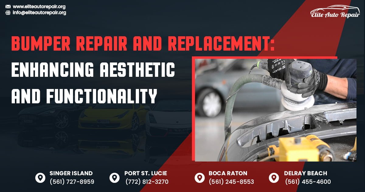 Bumper Repair and Replacement: Enhancing Aesthetic and Functionality